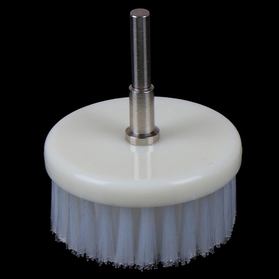 Premium White Soft Drill Brush for Gentle yet Powerful Interior For