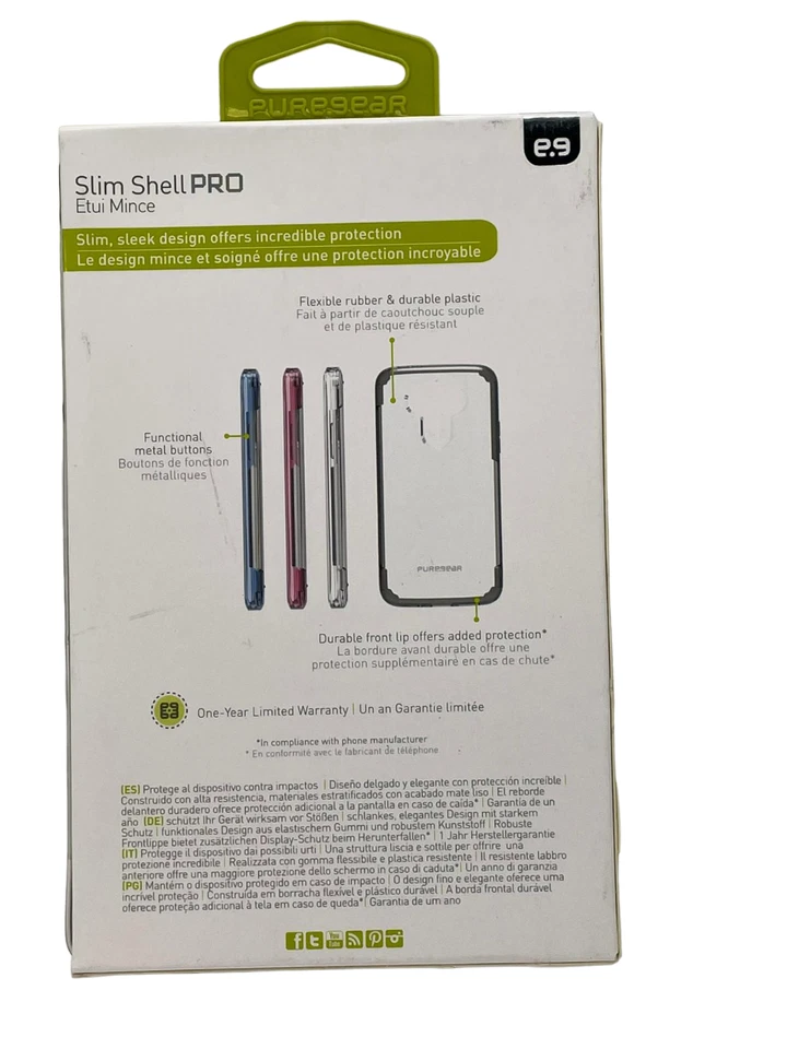 PureGear Slim Shell PRO para LG G5 - Transparente/rosa - Imagem 3 de 4