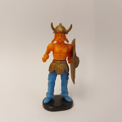 Vintage 1984 Kinder Egg Mountable Viking Toy Figurine 
