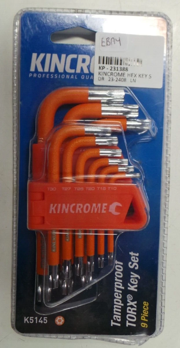 Kincrome torx key sale set
