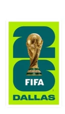 FIFA World Cup 2026, Dallas TX Vinyl 3" Die Cut Sticker