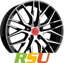 MAM RS4 black front polish 8.5x19" ET35 LK5 120 ML 72.6 Alufelgen 19 Zoll