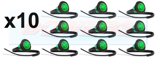 10 X 12V/24V LAMPADE MARCATORI LED BLU A FILO / LUCI CAMION - Foto 12