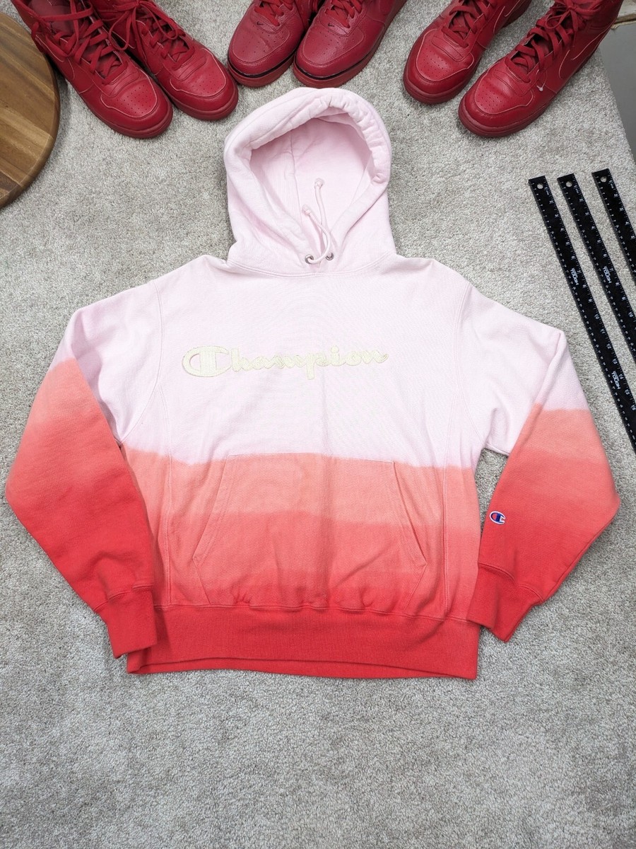 Lachinita Black And Orange Tie Dye Sweatshirt Pullover Hoodie Pink