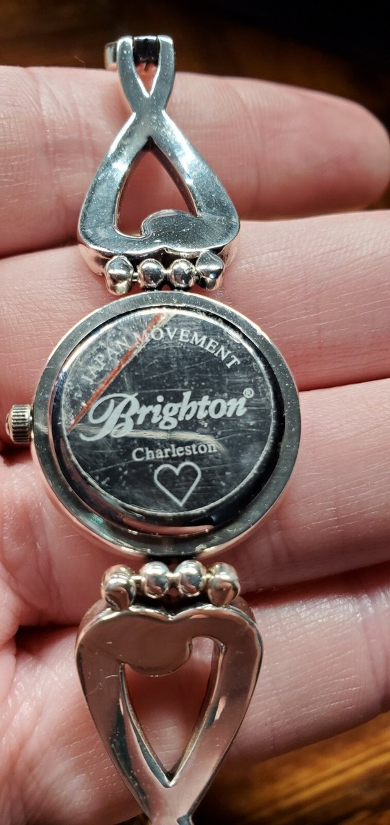 Brighton Charleston Watch Two Tone Gold Silver New Battery  display picture 2