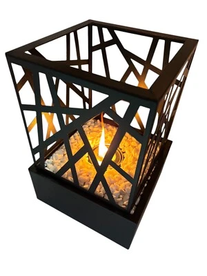 SOUK ONE Tischkamin Rimini, Edelstahl, Brenngelkammer inkl. Flammenlöscher