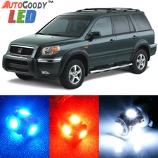 18 x Premium Xenon White LED Lights Interior Package Kit for Honda Pilot 06-08