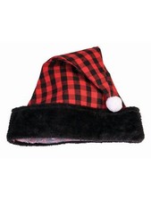 Rubie's - Buffalo Plaid Santa Hat