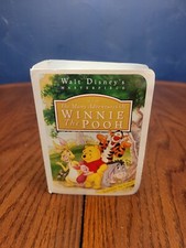 Disney Masterpiece Winnie The Pooh McDonalds Happy Meal Toy VHS Box Tigger 1996