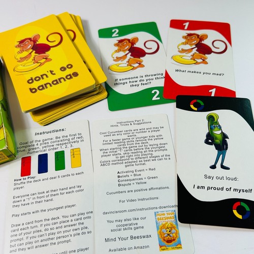 Don't Go Bananas Control Emocional TCC Juego para Niños 6-12 Habilidades Sociales 2018 - Imagen 4 de 6