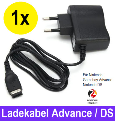 Ladekabel Ladegerät Nintendo Gameboy ADVANCE SP DS GBA Stromkabel AC Netzteil  