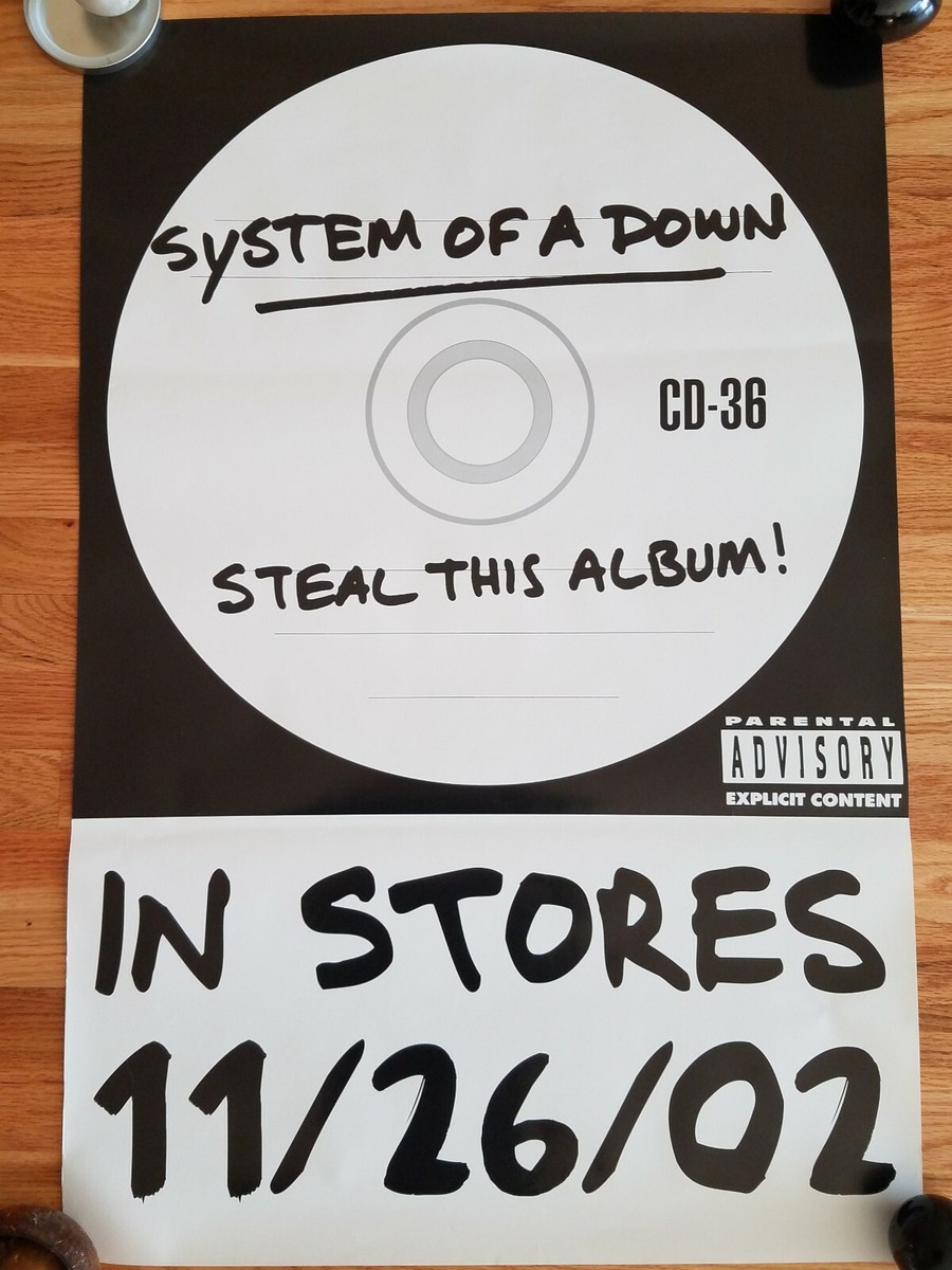 SYSTEM OF A DOWN - Steal This Album Record Release 2002 RARE 