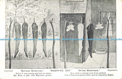 R558102 Before Marriage Washing Day After Marriage Multi View
