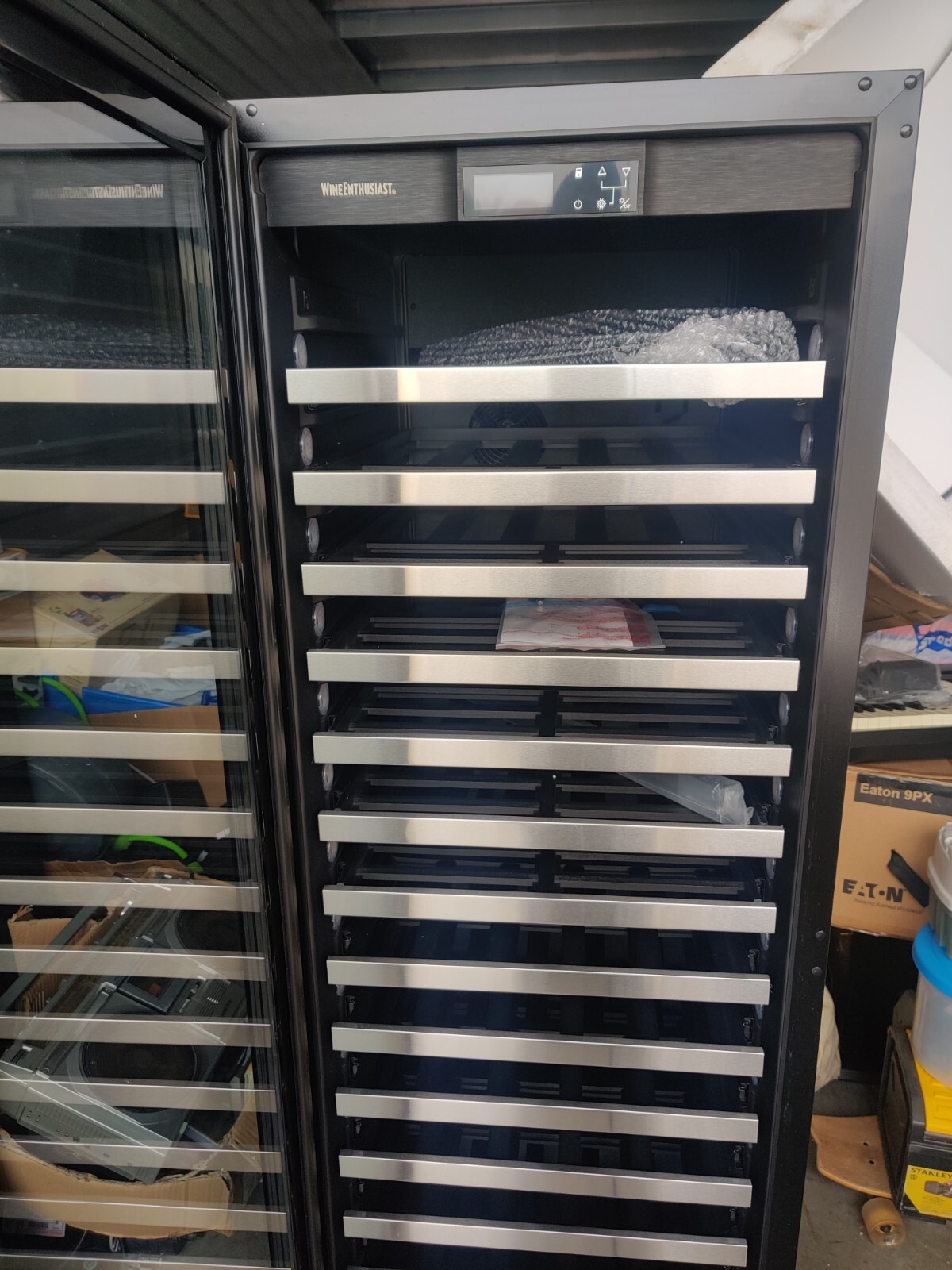 Wine Enthusiast Classic Vinoview Wine Cellar Left swing * NEW READ* eBay