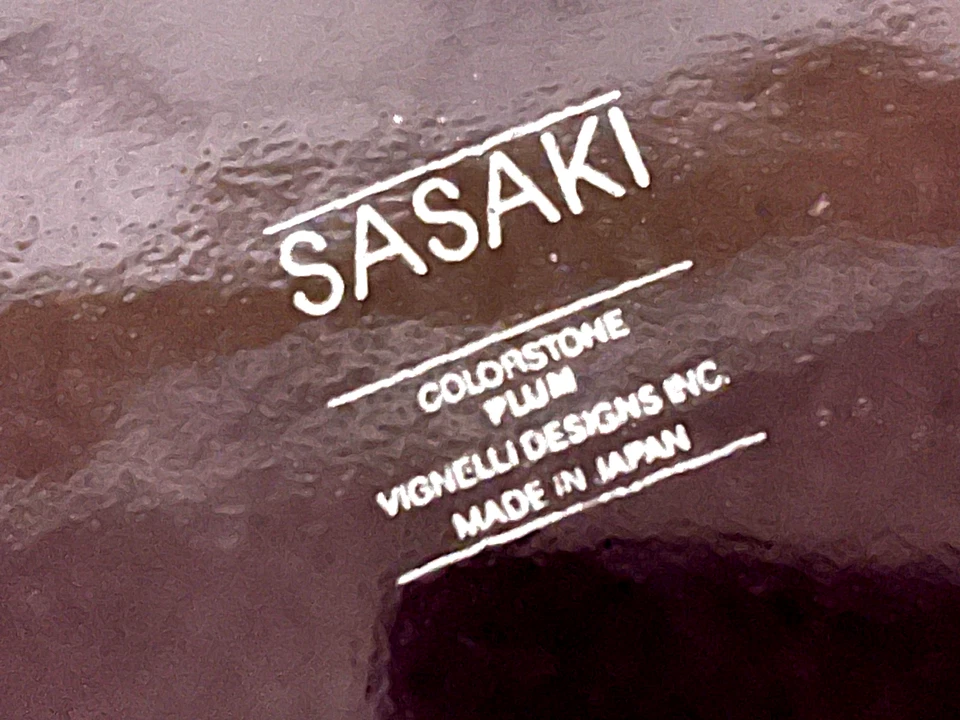 Juego de 14 tazas y platillos Sasaki Colorstone ciruela Japón Foto 2 de 2