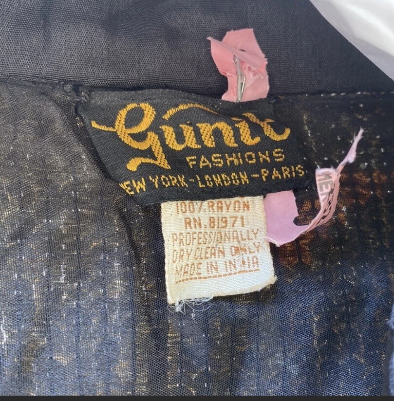 Chaqueta Gunit Fashions Años 90 Vintage Lentejuelas Cuentas Talla 2x Foto 3 de 4