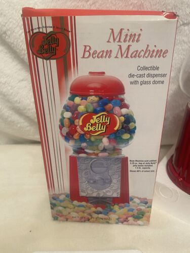 VINTAGE New Jelly Belly Mini Bean Jelly Bean Machine Boxed Collectible - 第 1/3 張圖片