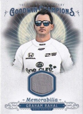 UPPER DECK 2018 GOODWIN CHAMPIONS GRAHAM RAHAL #M-GR RELIC CARD