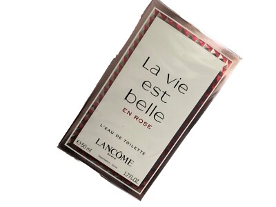 New Lancome Beautiful La Vie En Rose Est Belle L'Eau de Toilette 1.7 Fl Oz 50 ml