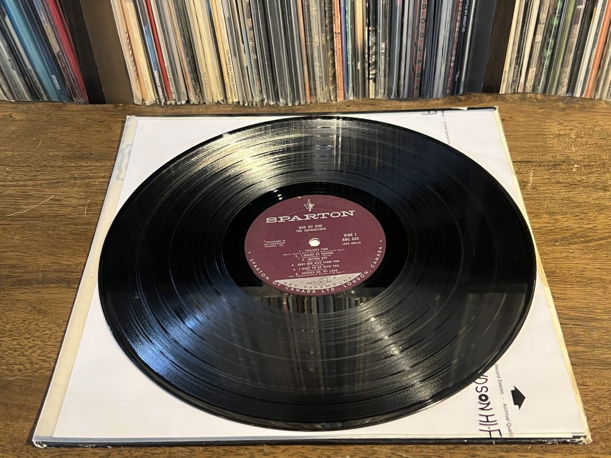 The Impressions - One By One (LP, Album, Mono) (Very Good (VG