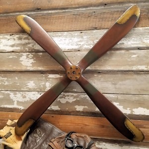 Wwi Replica Four 4 Blade Wood Wooden 46 Airplane Aircraft