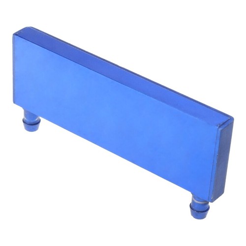 122mmx41mmx12mm Aluminum Water Cooling Block for CPU Graphics Radiator Heatsink - Afbeelding 2 van 8