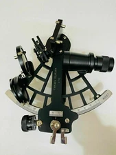 Nautical Brass black Tamaya sextant working navigation Fully Functional Sextant
