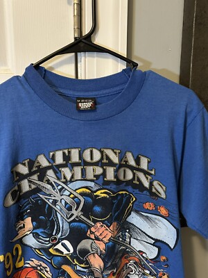 VTG 1992 Duke NCAA Champions Tee SZ M | eBay