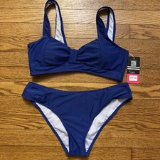 Shekini Navy blue Bathing 2 Piece Suit Size Medium new With Tag Make Offer