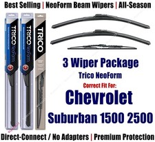 3pk Wipers Front/Rear NeoForm 2000-06 Chevrolet Suburban 1500 2500 16220x2/30160