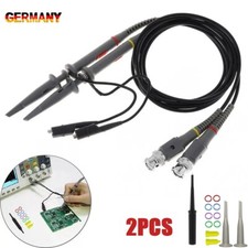 2 Stück 100MHz Präzision Oszilloskop Sonde Tastkopf 10:1 & 1:1 Umschaltbar P6100