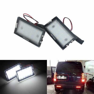 2x LED Kennzeichenbeleuchtung Weiß für Land Rover Discovery 3 4 LR3 LR4 (L319)
