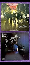 EDGAR WINTERS' WHITE TRASH & TODD RUNDGREN SIGNED ALBUM COVERS.