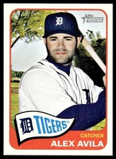 Alex Avila 2014 Topps Heritage #390 Detroit Tigers 27119 Baseball Card