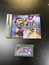 B6 Nintendo Gameboy Advance GBA - Sigma Star Saga cartridge With Manual