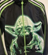 Youth Soccer M 11-12 LTD EDITION Star Wars Adidas Zipup jacket Excellent