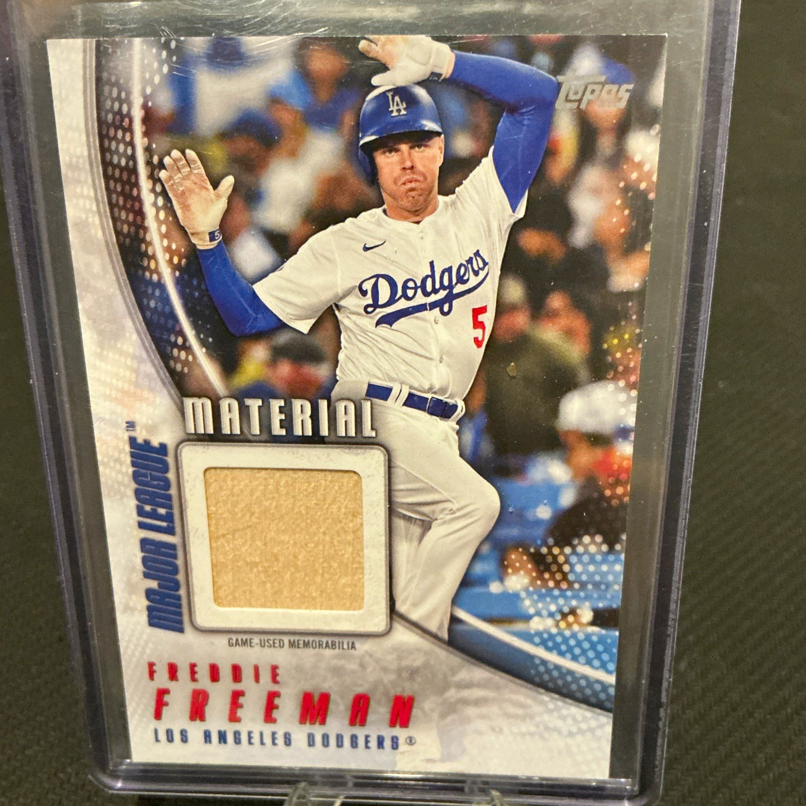 Topps 2025 Series 1 Freddie Freeman Dodgers Major League Material #MLM-FF MEM