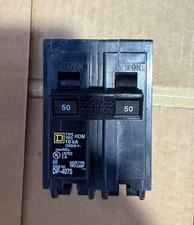 Square D HOM250 50A Plug-on Circuit Breaker