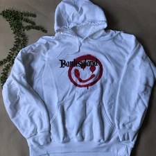 BanksyLand - Banksy Art Exhibition Hooded Sweatshirt ~ Large ~ RARE Promo Merch