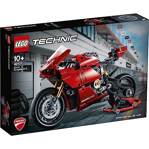 LEGO Technic Ducati Panigale V4 R 42107 Toy Block Present Bike STEM