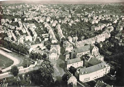 MULHOUSE Muehlhausen 68 Alsace Le Couvent et Riedisheim vue aérienne