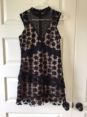 Danity Black Lace Mini Dress, Size M, Fairy Goth Whimsigoth Vamp Y2K Prom Hoco