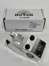 Hutch CNC Stem 48mm Top Load Polished Threadless New School BMX Western H Trick