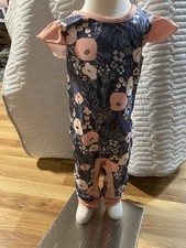Pete  Lucy Floral Collection Romper 9/12m