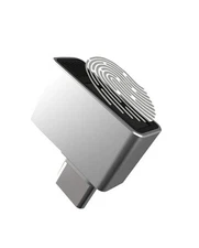 USB C Fingerprint Reader, 360° Detection Mini Fingerprint Scanner 0.5s