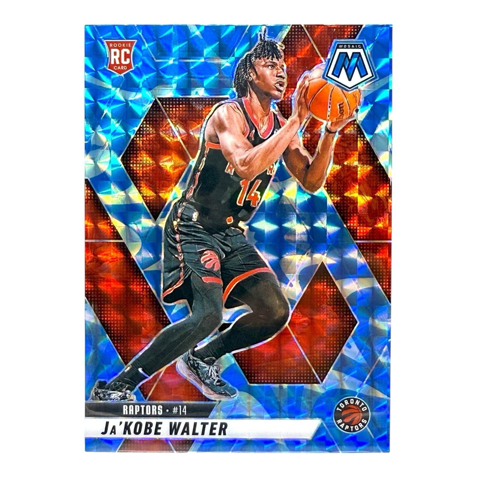 2024-25 Panini Mosaic - Rookies Ja'Kobe Walter #234 Reactive Blue Mosaic...