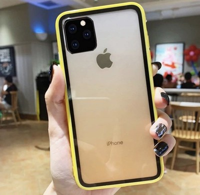 iPhone X / XS Gelb Farbverlauf Bumper Stoßfest Schutzhülle