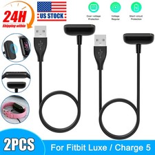 For Fitbit Charge 5/6/Luxe 3.3ft USB Charging Cable Magnetic Charger Charge Cord