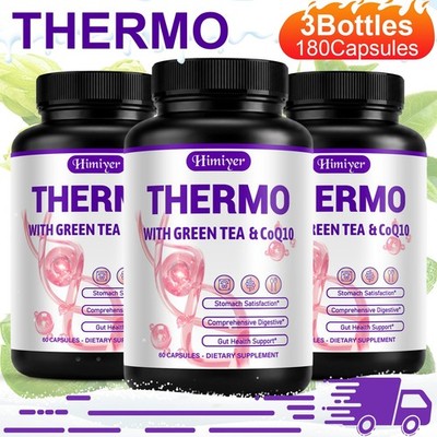 3 Bottles Himiyer Thermo with Green Tea & CoQ10, 180 Capsules