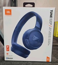 JBL Harman JBLT520BTBLUAM Tune 520 BT Bluetooth Wireless Headphones - Blue